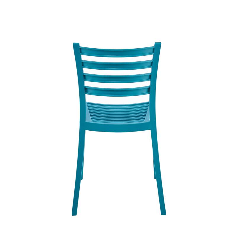 Porthos Home Faro Dining Chairs Set Of 4, PP Plastic, Stackable Design
