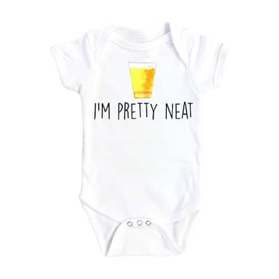 Whiskey Neat - Baby Boy Girl Clothes Infant Bodysuit Funny Cute Newborn