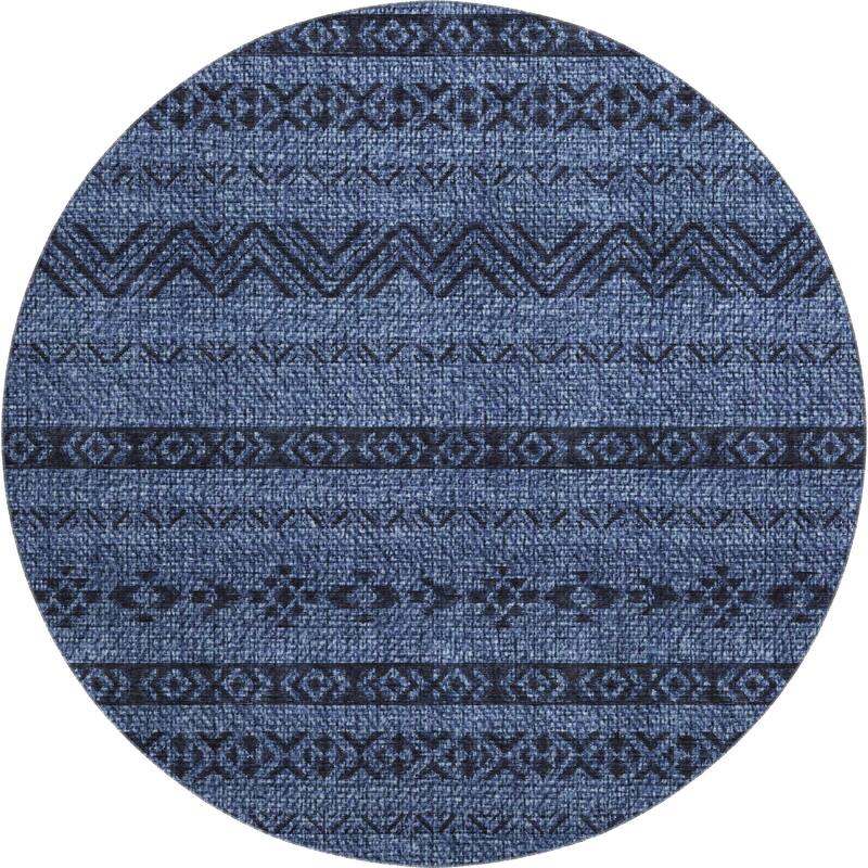 Premium Washable Super Soft Global Stripes Mayfield Rug