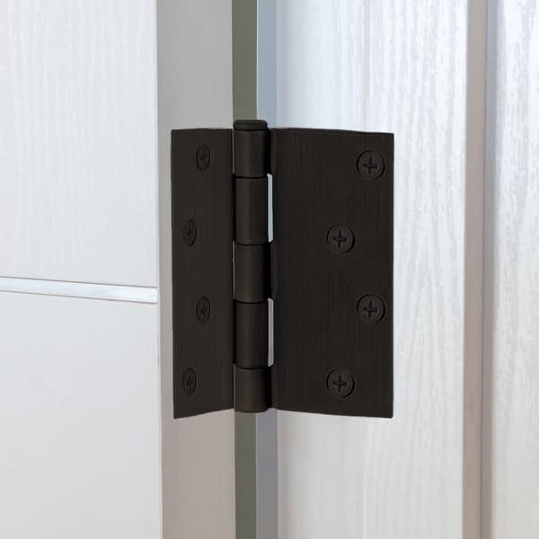 Design House 181677 8Hole 4inch x 4inch Square Corner Door Hinge Oil