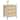Nightstand, Rattan End Table, Nightstands with 3 Natural Rattan Drawers, Strong Support Wooden Structure, Side Table