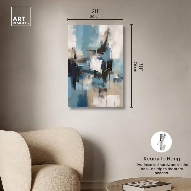 Glimpse of Infinity I Canvas by Art Remedy, Gallery Wrapped