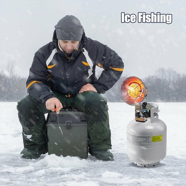 Gymax Single Tank Top Heater 15000 BTU Liquid Propane Heater Portable Outdoor Camping Gymax Single Tank Top Heater 15000 BTU Liquid Propane Heater Portable Outdoor Camping
