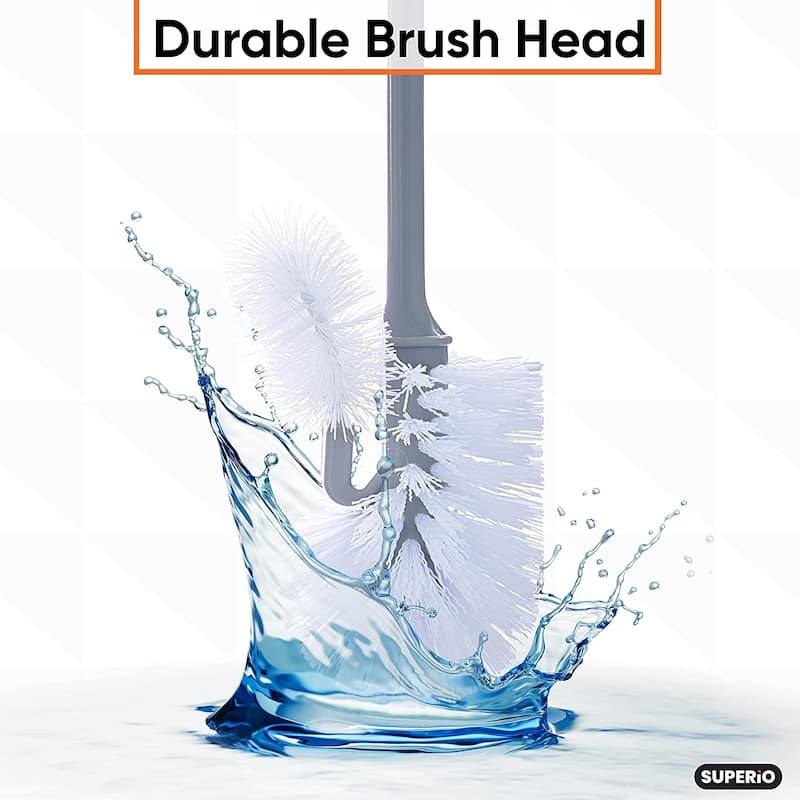 Toilet Brush with Lip and Caddy