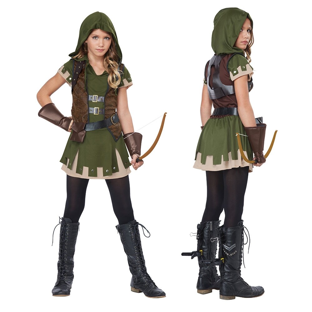 Shop Tween Miss Robin Hood Halloween Costume Overstock 14673028