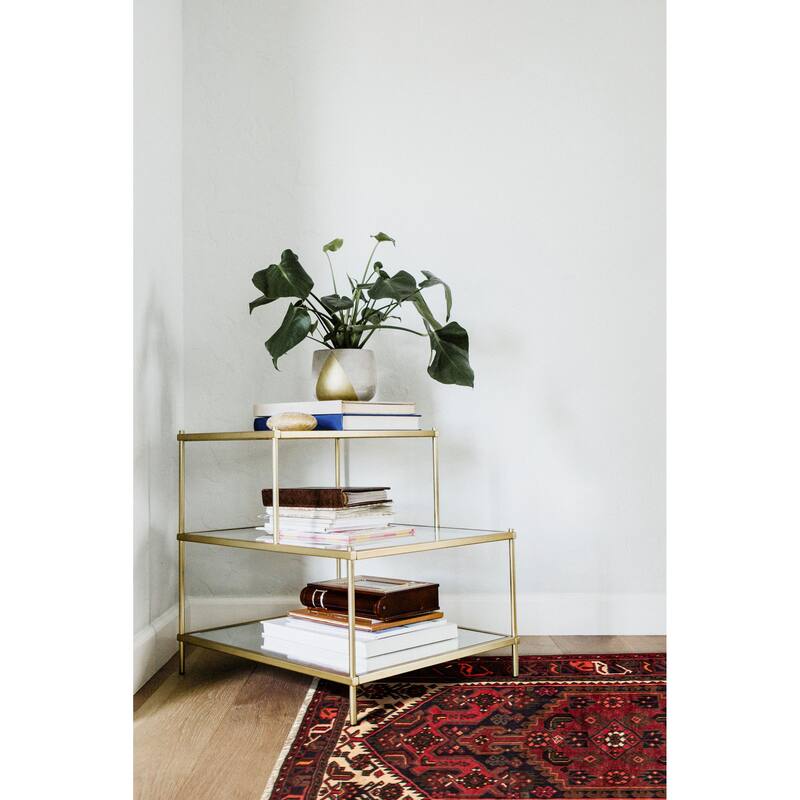 ECARPETGALLERY Hand-knotted Andelz Red Wool Rug - 4'0 x 6'3