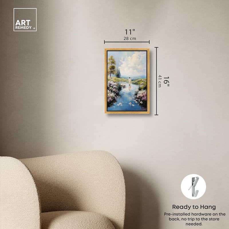 Caretaker's Calm Crossing I Canvas by Art Remedy