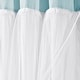 preview thumbnail 10 of 15, Lush Decor Tulle Skirt Colorblock Shower Curtain