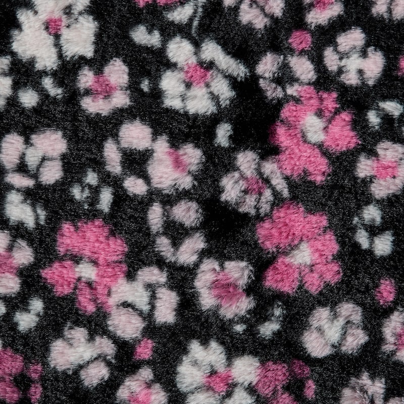 Betsey Johnson Faux Fur Reversible Throw Blanket