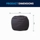 preview thumbnail 147 of 191, Small Refillable Bean Bag Chair for Kids and Teens