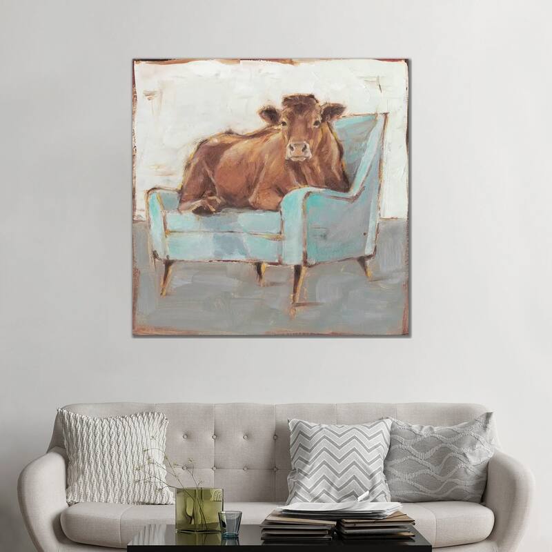 iCanvas "Moo-ving In IV" by Ethan Harper Canvas Print