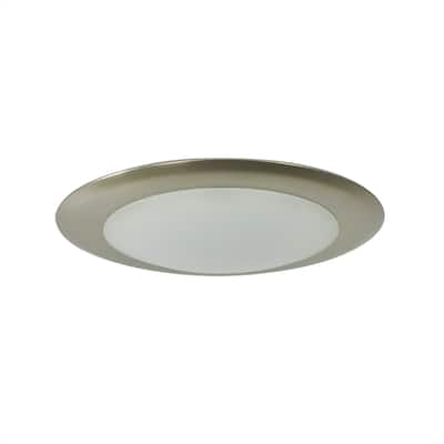 Nora Lighting Opal 6" Wide LED Retrofit Flush Mount Bowl Ceiling