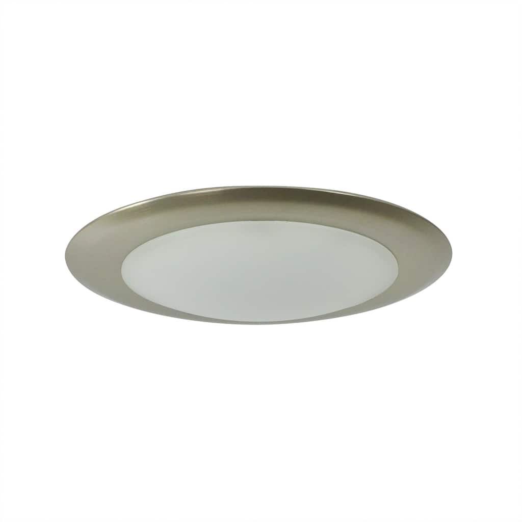 Nora Lighting Opal 6" Wide LED Retrofit Flush Mount Bowl Ceiling