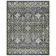 preview thumbnail 103 of 204, Gertmenian Crystal Print Washable Digital Printed Flat Pile Polyester Slip Resistant Area Rug Collection 3' 6" x 4' 6" - Tanis Anthrocite