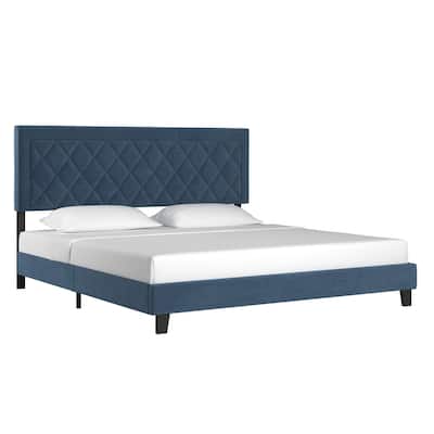 Dartington Velvet Fabric Platform Bed by iNSPIRE Q Modern
