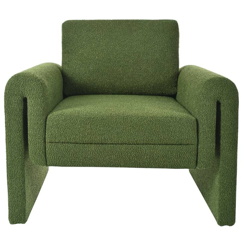 Modern Bouclé Upholstered Accent Chair