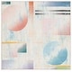 preview thumbnail 2 of 13, SAFAVIEH Kids Playhouse Machine Washable Slip Resistant Zusi Rug 6'7" Square - Blue/Ivory - Square
