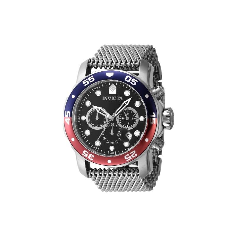 Invicta Men's 47630 Pro Diver Quartz Chronograph Black Dial Watch