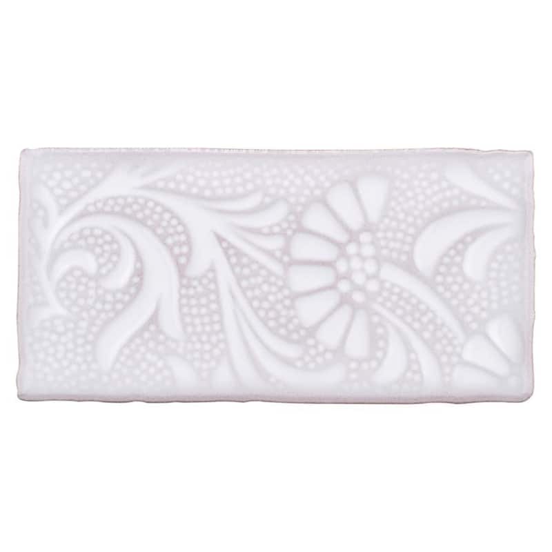 Merola Tile Antic Feelings Milk 3" x 6" Ceramic Wall Tile