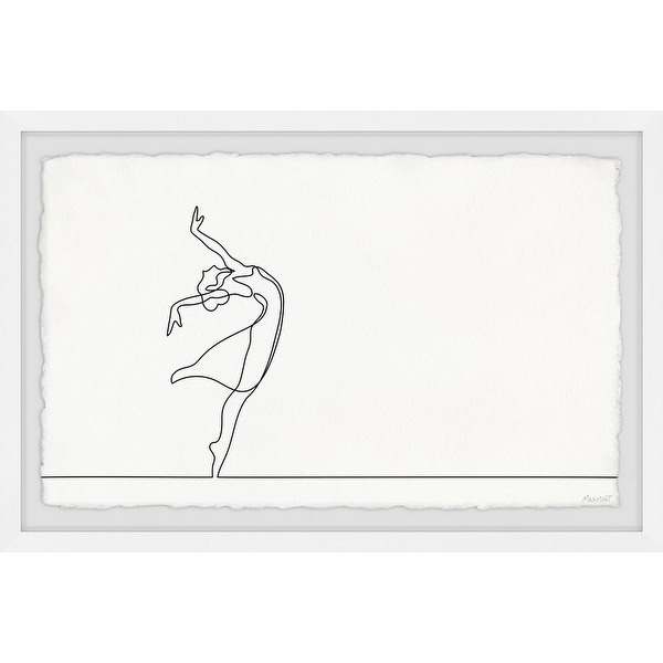 'On Her Toes' Framed Painting Print. Opens flyout.