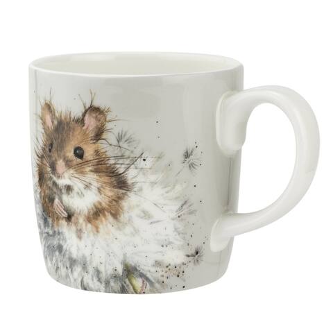Royal Worcester Wrendale Designs 14oz Dandelion Mug (Mouse) - Multicolor