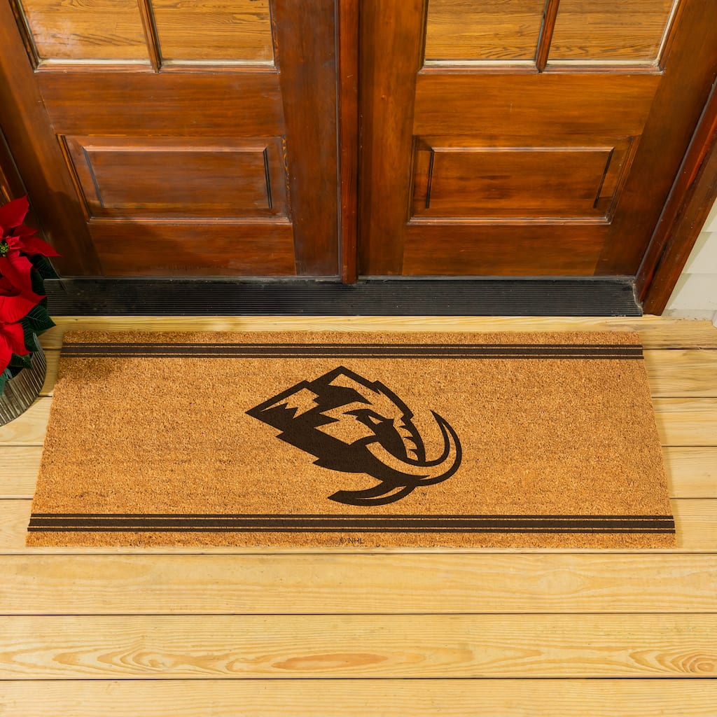 Utah Hockey Club Monochrome Indoor/Outdoor Coir Door Mat