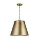 preview thumbnail 2 of 3, Welker 1-light Aged Brass Hanging Pendant