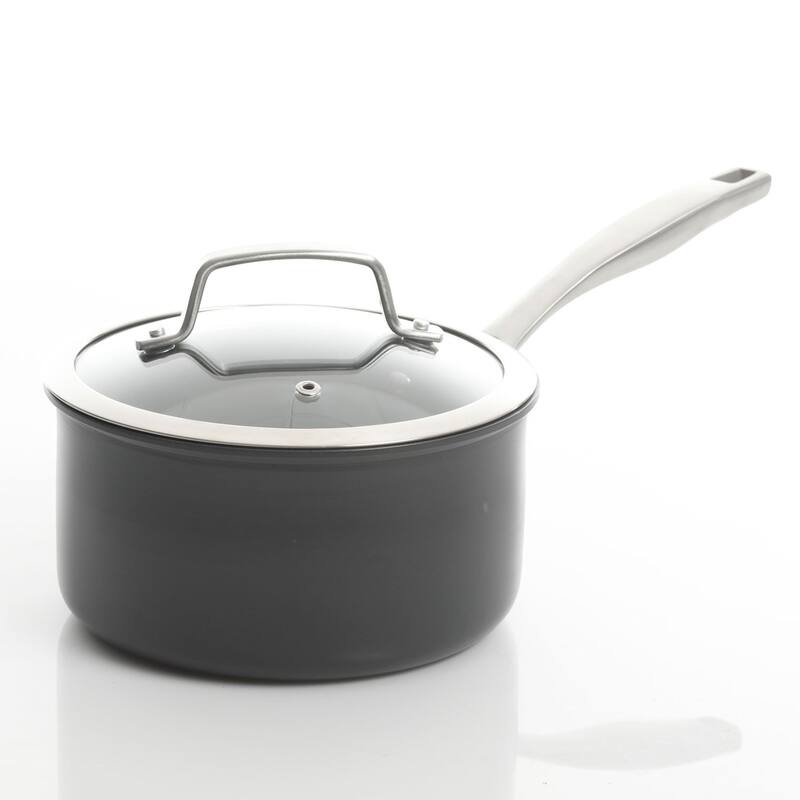 Nonstick Aluminum Cookware 10 Piece Set in Midnight