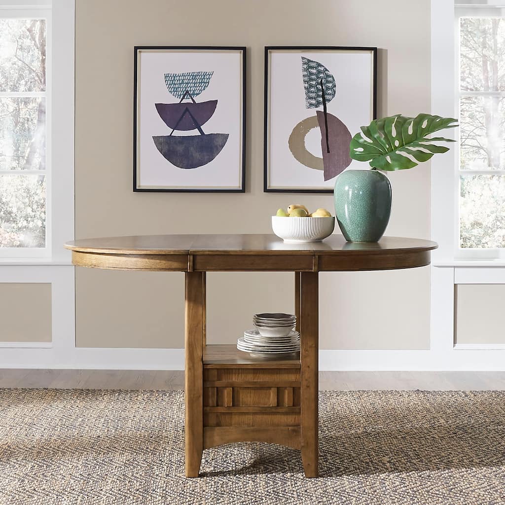 Santa Rosa Antique Honey Pub Table