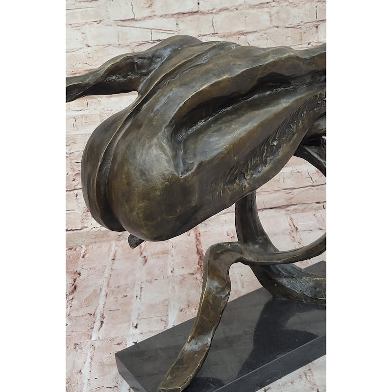 Abstract Bronze Whale Sculpture – Unique Marine Art For Coastal Decor By Dali