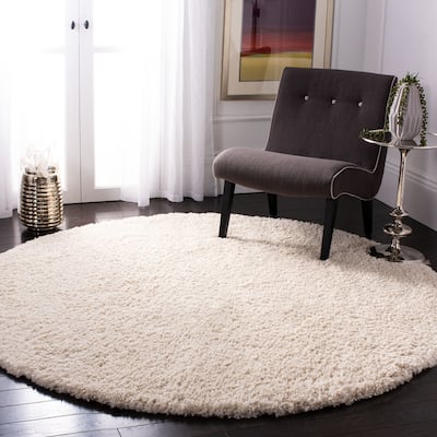 SAFAVIEH Fontana Shag Kimberlie Solid 2-inch Thick Rug