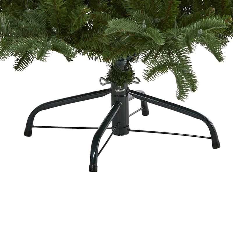 6ft. Fir Artificial Christmas Tree with 450 Clear Lights and 1598 Branches - Classic Full Holiday X-Mas Tree
