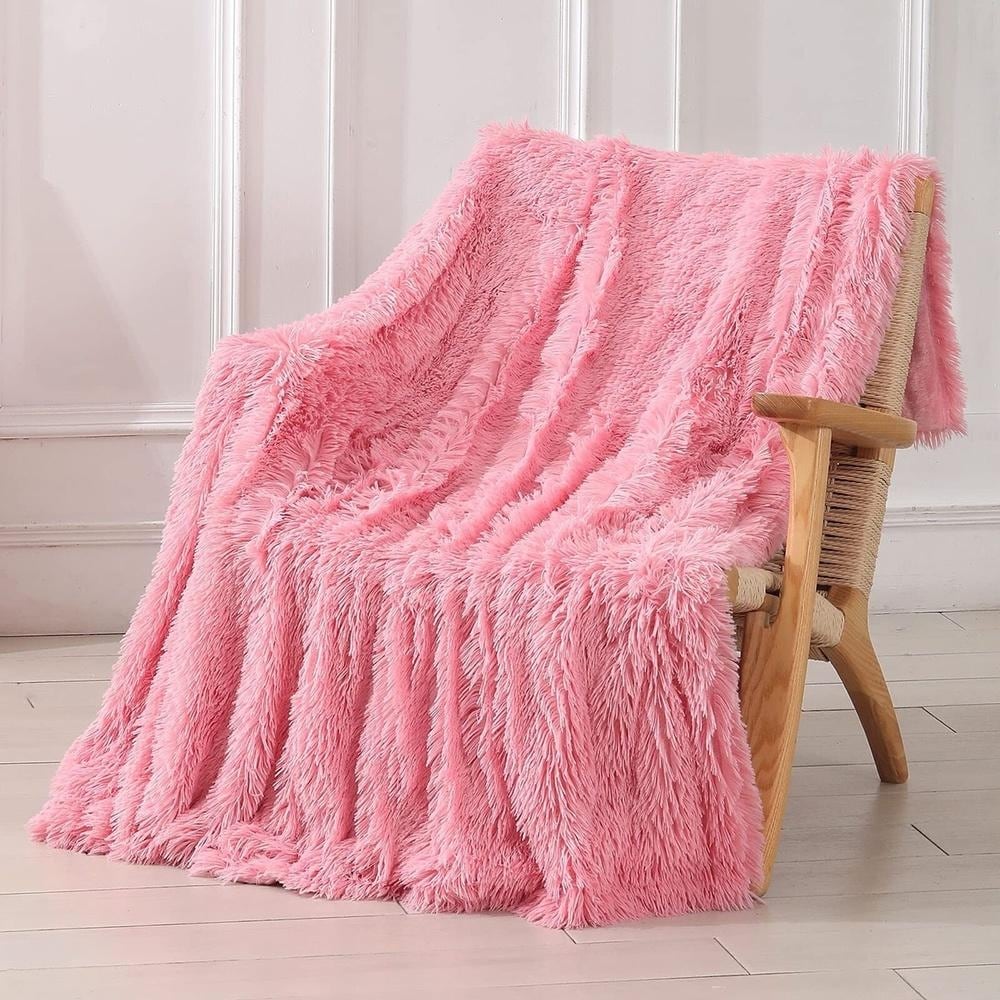 Madison park luxury ruched fur throw hot sale
