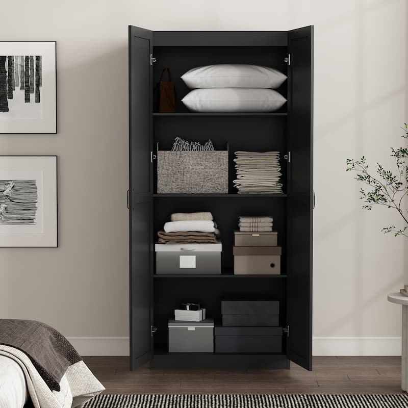 Manhattan Comfort Cornelia Modern Adjustable Shelf Storage Closet 2.0