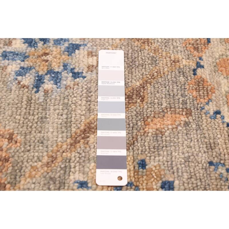 ECARPETGALLERY Hand-knotted Jules Serapi Grey Wool Rug - 7'10 x 10'1