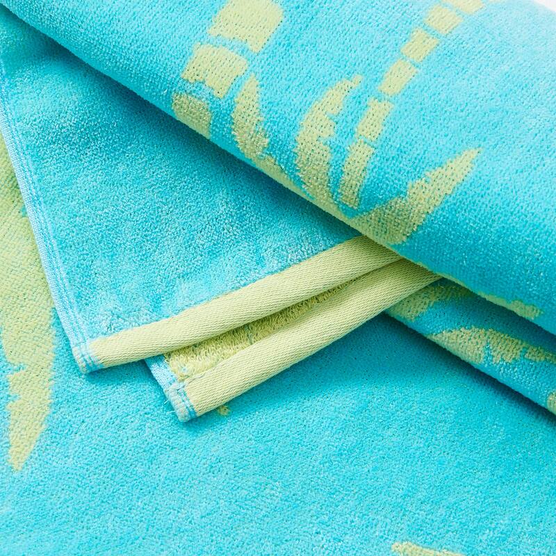 Linery & Co. 100% Cotton Jacquard 2 Pack Summer Beach Towels