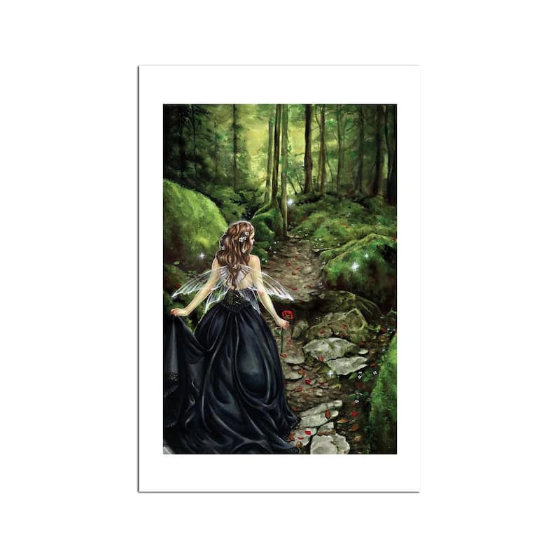 Along The Forest Path Fine Art Paper Print by Selina Fenech - Multi
