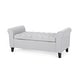preview thumbnail 22 of 49, Christopher Knight Home - Keiko Contemporary Rolled Arm Fabric Storage Ottoman Bench