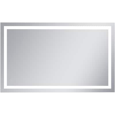 Elegant Lighting Nova 36" x 60" Rectangular Flat Aluminum Framed