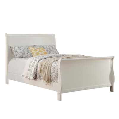 Spellbinding Clean Wooden Twin Bed, White