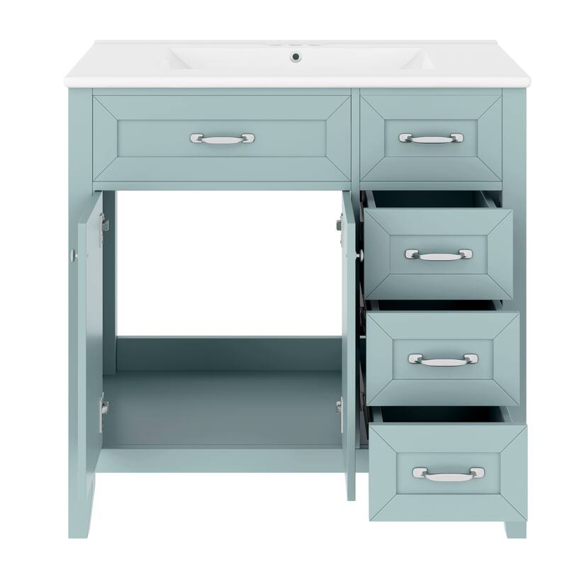 36" Bathroom Vanity with Sink Combo