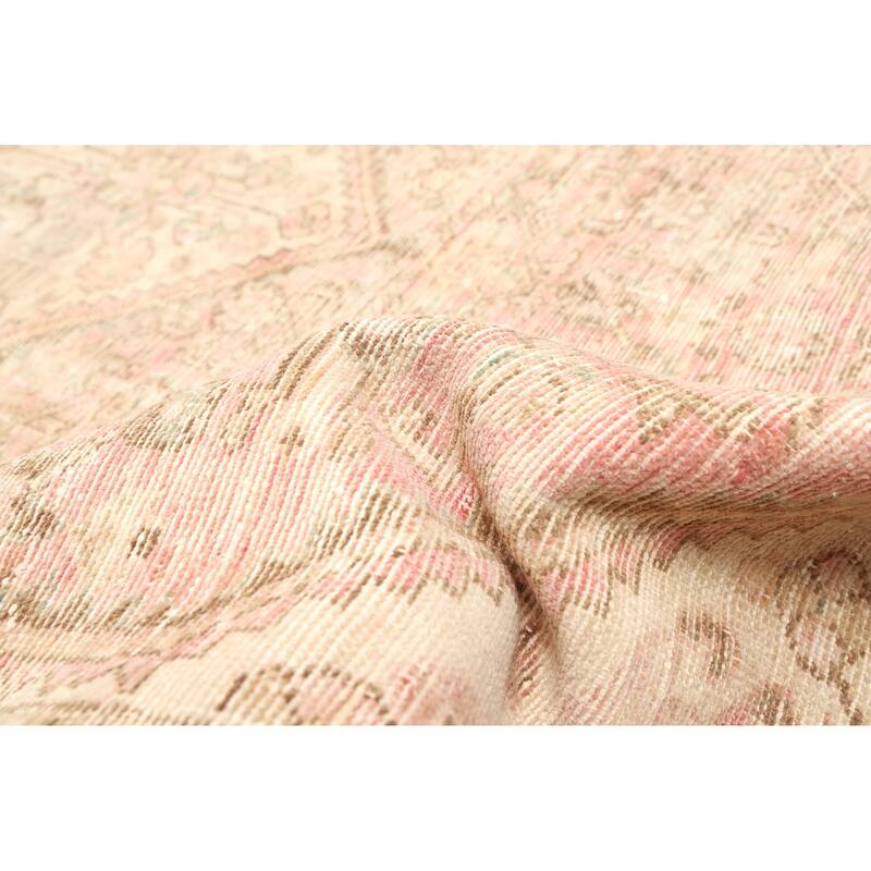 ECARPETGALLERY Hand-knotted Antalya Vintage Copper Wool Rug - 4'11 x 6'11