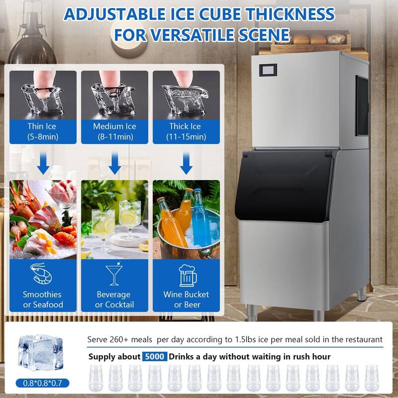 Touchscreen Ice Maker Machine