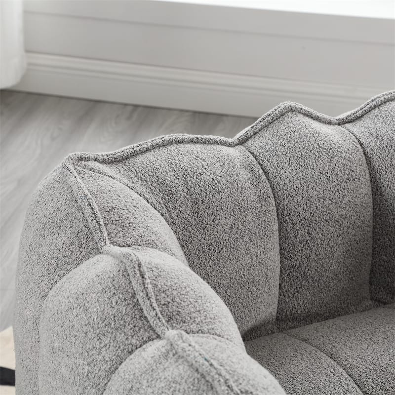 Soft Bean Bag Chair with High Resilient Foam,Comfortable Lazy Sofa