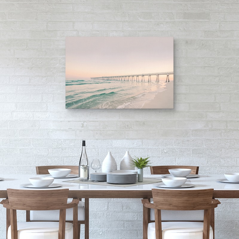 Pier by Sisi and Seb Canvas Art Print