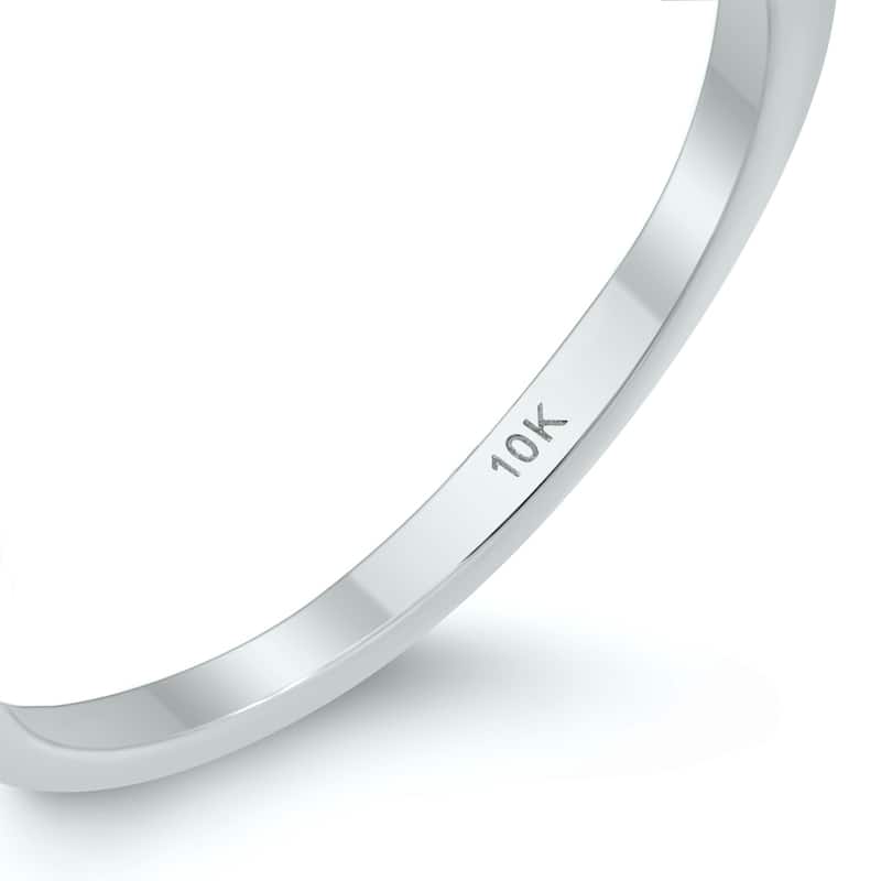 Marquee 1/5 Carat TW Diamond Infinity Ring in 10K White Gold