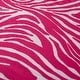 preview thumbnail 8 of 9, Rizzy Home Zebra Print Cotton Fitted Cribsheet - 28" X 52" Pink