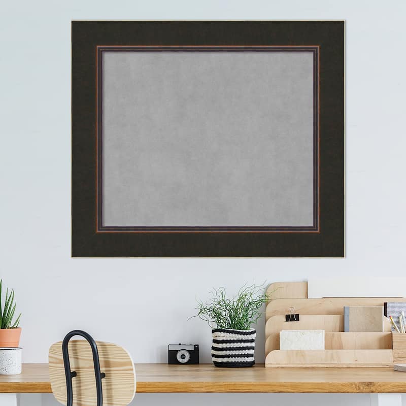 Amanti Art Milano Bronze Framed Magnetic Board