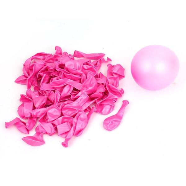 Shop Unique Bargains Latex Balloons Fuchsia 200 Pcs For Opening
