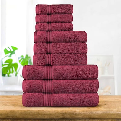 Superior Heritage Egyptian Cotton Absorbent 9-Piece Towel Set